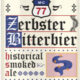 etichetta birra zerbster bitterbier, con logo mc77